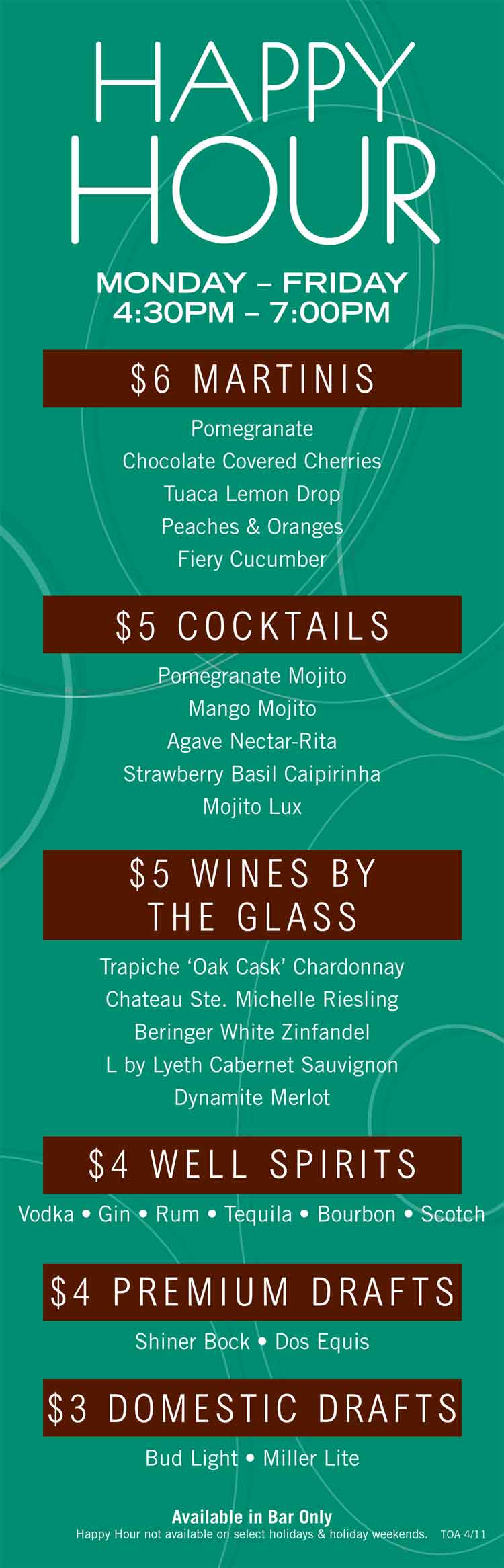 Chart House Miami Menu